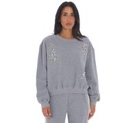 FELPA TWINSET ACTITUDE CON PERLE GRIGIA DA DONNA 242AP2050