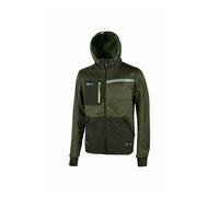 Upower Verde Scuro Felpa Shrug, 3XL Unisex-Adulto