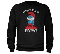 Felpa Ufficialmente Licenziata Dei Puffi - Chi È Tuo Papà Puffo