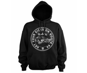 Felpa Ufficialmente Licenziata Get Your Kicks On Route 66 Taglie S-XXL