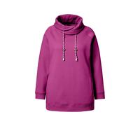 Felpa Ulla Popken da donna taglie forti collo alto tasche