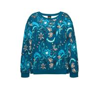 Felpa Ulla Popken da donna taglie forti paillettes oversize girocollo