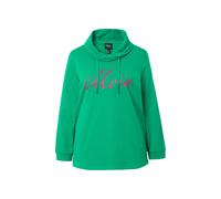 Felpa Ulla Popken donna taglie forti Moin collo alto manica lunga 826452