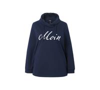 Felpa Ulla Popken donna taglie forti Moin collo alto manica lunga 826452