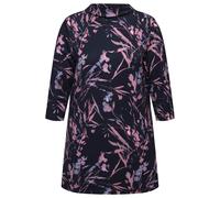 Felpa Ulla Popken donna taglie forti oversize collo alto 3 4 maniche 832445