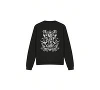 Felpa unisex adulta No Sleep Till Xmas (Nera) 50% cotone, 50% poliestere. Design: stampato. Scollo: girocollo. Polsini: elasticizzati. Manica: lunga. Vestibilità: regolare. Chiusura: pullover. Prodott