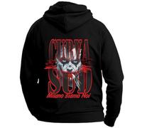 Felpa unisex con cappuccio milano siamo noi curva sud Colore principale nero Taglia XXL