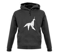 Felpa Unisex Con Cappuccio Origami Paper Unicorn - Film