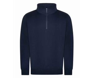 Felpa Unisex Nera Grigia O Blu Con Collo A Mezzo Zip S-4XL