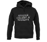 Felpa Unisex Stranger Alphabet - TV - Mike - Alphabet Wall - Show - Joyce