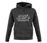 Felpa Unisex Stranger Alphabet - TV - Mike - Alphabet Wall - Show - Joyce