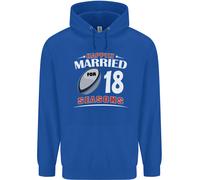 Felpa Uomo 18 Anni Matrimonio 18° Rugby