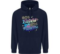 Felpa Uomo 80S Baby 90S Made Me Music Pop Rock