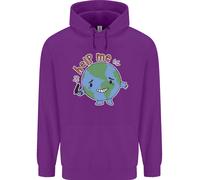 Felpa Uomo Aiutami A Combattere Il Cambiamento Climatico