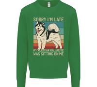 Felpa Uomo Alaskan Dog Scusa Se Sono In Ritardo