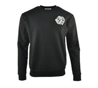 Felpa uomo Alexander McQueen McQ Dice Cube maglione nero bianco