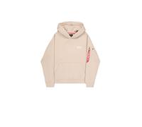 Alpha Industries Signature Back Print Hoodie Taglia 2XL - Beige