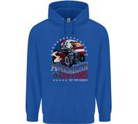 Felpa Uomo American Customs Hot Rod Garage USA