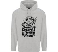 Felpa Uomo Anti Valentines Club Romance Single Day