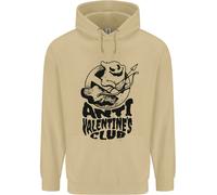 Felpa Uomo Anti Valentines Club Romance Single Day