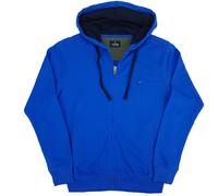 Felpa Uomo Aperta con Cappuccio Tasche Cerniera Zip Leggera Primaverile Garzata