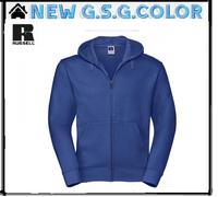 Felpa uomo Authentic Full Zip con cappuccio e tasca a marsupio russell