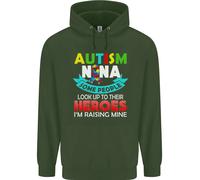 Felpa Uomo Autism Nana Nonni Autistico ASD