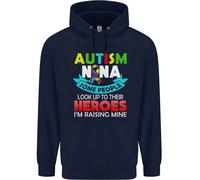 Felpa Uomo Autism Nana Nonni Autistico ASD