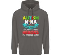 Felpa Uomo Autism Nana Nonni Autistico ASD