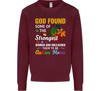 Felpa Uomo Autistica Religiosa Mamma Dio ASD