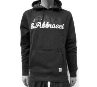 Felpa uomo Baci & Abbracci con logo ricamato, tasche e cappuccio art BAM2352