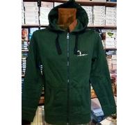 Felpa uomo Baci & Abbracci in cotone con stampa, tasche e cappuccio art BAM2327