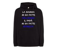 Felpa Uomo Bambino Bellissimo Interista Mamma Papà Internazionale Amala Inter