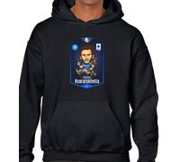 Felpa Uomo Bambino Kvaratskhelia Napoli Passione Calcio Sport Cuore Napoletano