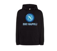 Felpa Uomo Bambino Napoli Logo Sport Calcio Calcetto Allenamento Tempo Libero Relax Felpe Squadra Tifoso Passione Tracksuit
