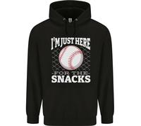 Felpa Uomo Baseball Im Just Here For The Snacks