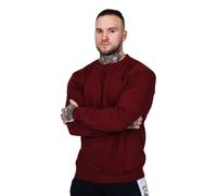 Felpa uomo Basic Jumper Burgundy regular senza cappuccio 1 St