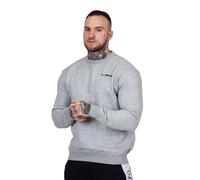 Felpa uomo Basic Jumper Grey regular senza cappuccio 1 St