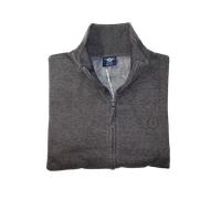 FELPA UOMO BE BOARD INVERNALE APERTA CON ZIP ART 9030C TAGLIE FORTI