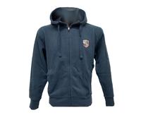 FELPA UOMO BE BOARD INVERNALE APERTA CON ZIP E CAPPUCCIO ART. 9043C TAGLIE FORTI