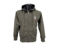 FELPA UOMO BE BOARD INVERNALE APERTA CON ZIP E CAPPUCCIO ART. 9043C TAGLIE FORTI