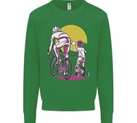 Felpa Uomo Bicicletta Per Il Giorno Del Padre Padre E Figlio