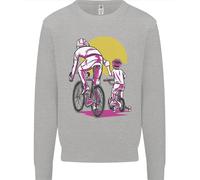 Felpa Uomo Bicicletta Per Il Giorno Del Padre Padre E Figlio