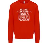 Felpa Uomo Biker Dietro Le Sbarre