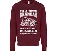 Felpa Uomo Biker Grandad Giornata Dei Nonni