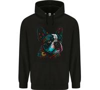 Felpa Uomo Boston Terrier Colorata