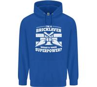 Felpa Uomo Bricklayer Whats Your Superpower Builder Bricky