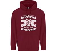 Felpa Uomo Bricklayer Whats Your Superpower Builder Bricky
