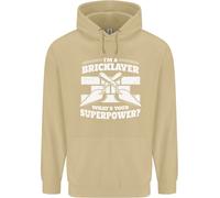 Felpa Uomo Bricklayer Whats Your Superpower Builder Bricky