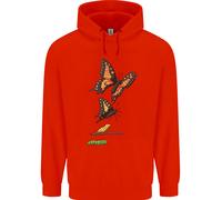 Felpa Uomo Butterfly Evolution Caterpillar Butterflies